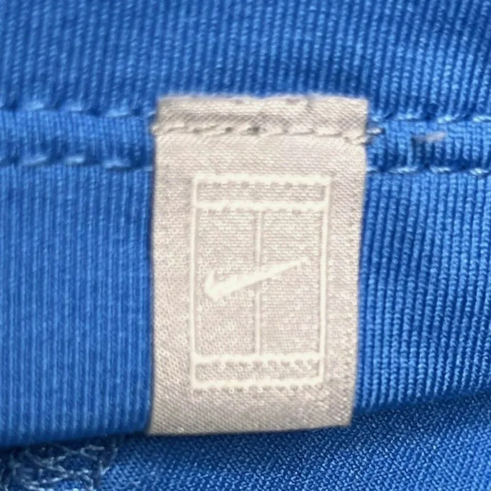 Nike Tennis Dri-Fit 3/4 Sleeve Stretch Top - Cerulean Blue - XL